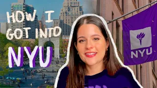 HOW I GOT INTO NYU 2022 | stats, extracurriculars, essays + more