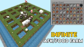 AFK Food Farm in Minecraft Bedrock 1.20! (MCPE/Xbox/PS4/Nintendo Switch