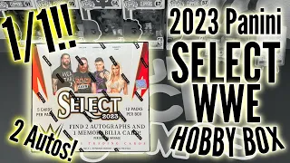 2023 Panini SELECT WWE Hobby Box! 2 Autos, Gold, 1/1!!!