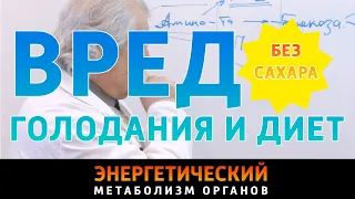 Вред голодания и диет без сахара. Энергетический метаболизм. Здоровье с Алименко А.Н.