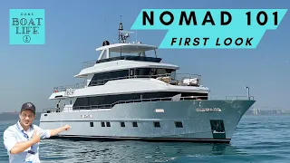 Nomad 101 Explorer Yacht by Gulf Craft - Full Walkthrough with specs in description below