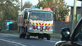 [NSW Rural Fire Service] Engineering 7E Responding | House Fire