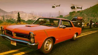 GTA 5 Pontiac GTO 1967 Countryside Police Chase