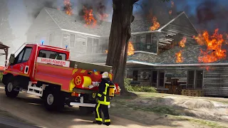 [GTA 5-EXCLU] UNE MAISON EN PROIE AUX FLAMMES | SAPEURS-POMPIERS