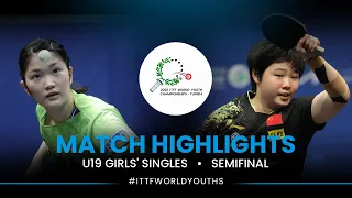 Miyuu Kihara vs Kuai Man | U19 Girls' Singles SF | ITTF World Youth Championships 2022