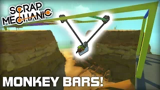 Multiplayer Monkey Bar Contraptions! (Scrap Mechanic #247)