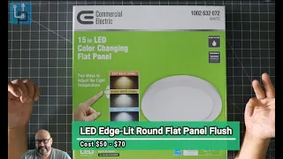 Commercial Electric 15 in. White LED Light