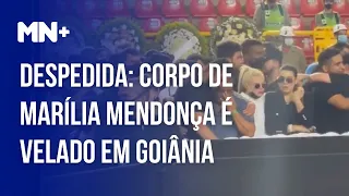 Despedida: Corpo de Marília Mendonça é velado em Goiânia