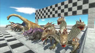 20 Biggest Units Speed Race - Animal Revolt Battle Simulator ARBS