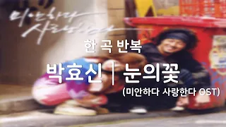 [광고없음┃한곡반복] 박효신 - 눈의꽃 (미안하다 사랑한다 OST)