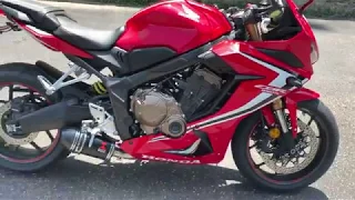 2019 CBR650R with Black Widow exhaust!