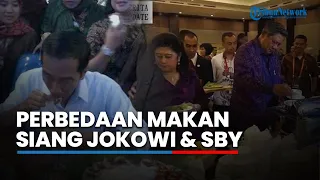 Lihat Bedanya Makan Siang Jokowi dan SBY!