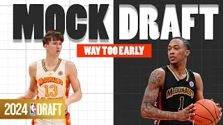 Way-Too-Early 2024 NBA Mock Draft | The Lottery