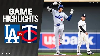 Dodgers vs. Twins Game Highlights (4/9/24) | MLB Highlights