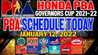 PBA SCHEDULE TODAY February 12, 2022 | Pba Governors Cup 2021-22