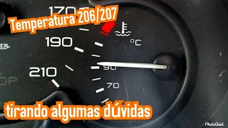 Temperatura do motor Peugeot 206/207 *respondendo a perguntas 4 * #peugeot