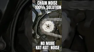 BIKE CHAIN NOISE KAD KAD FIXED INSTANT SOLUTION FOR KAD KAD AWAAZ #shorts