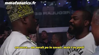 Le face à face entre Jon Jones et Francis Ngannou | Traduction française 🇫🇷