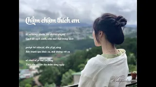 Chầm Chậm Thích Em - 慢慢喜欢你 | Karaoke || Vinhpaster