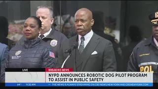 NYPD unveils robotic dog pilot program