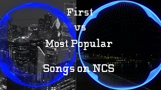 First vs Most Popular song on NCS of each colour circle