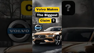 Volvo makes the biggest safety claim 🤔🚘 #shorts #car #volvo