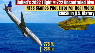 NTSB Rules Pilot Error In United Flight #1722 That Was Nearly The Deadliest Crash In US History.