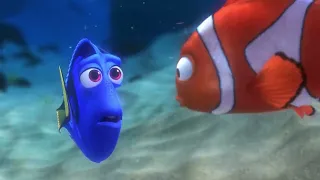 Marlin and Dory with Moonfish scene (Finding Nemo 2003)