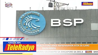 Panukalang maharlika wealth fund hindi napapanahon ayon sa ilang ekonomista | SAKTO (2 Dec 2022)