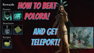 V Rising - Beat Polora the Faywalker and How To Get Teleport For Your Castle and 2 new Abilities!