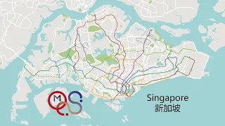 Singapore Metro (MRT) Evolution / 新加坡地铁动态发展史 (1987-2032+)