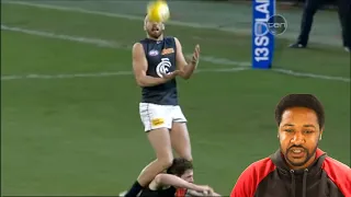 INSANE!!  | TOP 50 AFL MARKS OF ALL TIME | AMERICAN REACTION