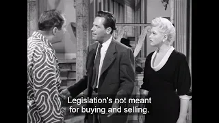 Legislation's not meant for buying and selling