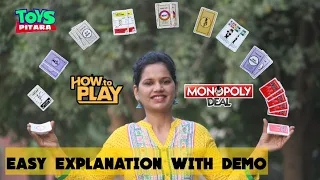 How to Play Monopoly Deal Card Game in Hindi | Monopoly deal kaise khelte hain | Actual Gameplay