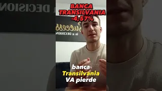 Se vinde BANCA TRANSILVANIA!