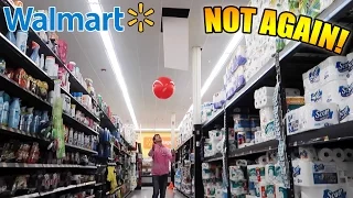 WE BROKE THE CEILING AT WALMART! (TRYING TO GET KICKED OUT OF WALMART)