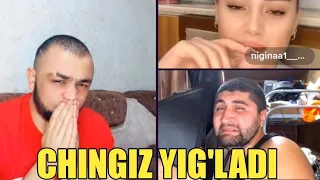 CHINGIZ NIGINAGA SEVGI ISXOR QILDI VA YIGLADI EFIRDA TEZ KO'RAMIZ