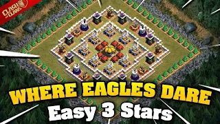 Easiest Method of Beating Where Eagles Dare coc 2021 with TH9 | where eagles dare coc