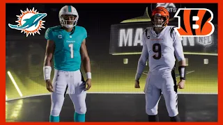 Madden NFL 24 - Cincinnati Bengals vs Miami Dolphin