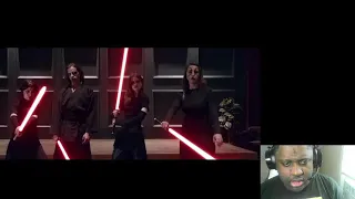 Obi Wan & Anakin Saberfighting Unleashed Reaction