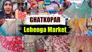 |•Ghatkopar Street Lehenga Market Mumbai 2023•| Vlog. {AFREEN DASTARKHWAN}