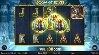 Doom Of Egypt Bonus Feature (PlayNGo)