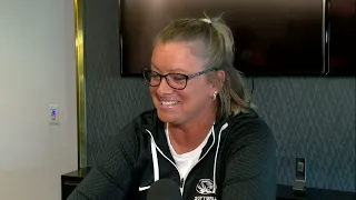 Full press conference with Mizzou softball coach Larissa Anderson after the NCAA Softball ...