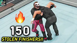 Top 150 Stolen Finisher Beatdowns!! WWE 2K22 Countdown