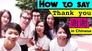 How to say "Thank you" in Chinese! | Learn how-to read, write & speak Mandarin Chinese with Domino