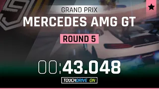 Asphalt 9 - MERCEDES AMG GT Grand Prix Round 5 - 43.048 - 1⭐ Touchdrive INSTRUCTIONS ADDED