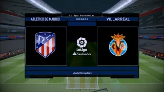 ATLÉTICO DE MADRID X VILLARREAL | CAMPEONATO ESPANHOL (GAMEPLAY PES 2017 ATUALIZADO 2022)