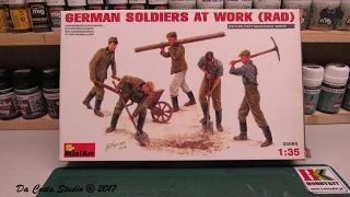 Miniart - GERMAN SOLDIERS AT WORK (RAD) Part 2