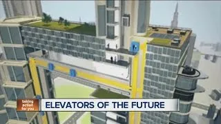 Elevators of the future could go sideways