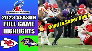 Chiefs vs Ravens FULL GAME (01/28/2024) | AFC Championship | NFL Conference Championship